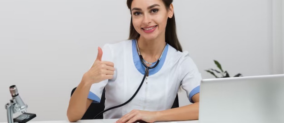 Women receiving healthcare services in Thane